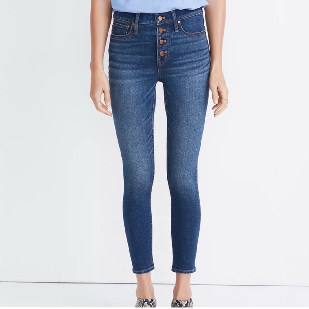 Madewell 9” mid-rise skinny size 28